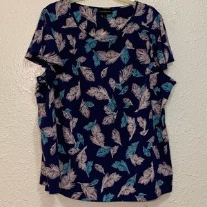 Lane Bryant Flutter Sleeve Blouse